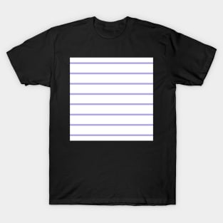 Narrow lilac and white stripes 3 T-Shirt